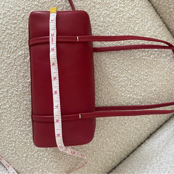 NWT Madewell The Brioche Mini Shoulder Bag in 'Scarlet' - Picture 10 of 13